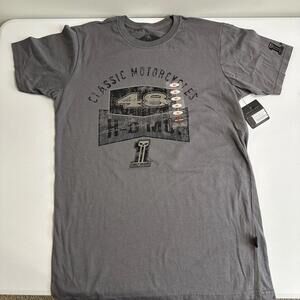 Harley Davidson HDMC Shirt Mens Medium Gray Short Sleeve Classic 2000s SC Tee